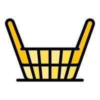 Craft wicket icon color outline vector