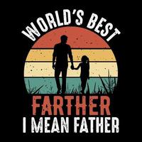 Dad T shirt Design, Step Dad T Shirt Design,  Best Dad Ever T Shirt Design, Dad Daughter T Shirt Design vector