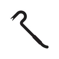 crowbar icon vector