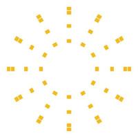 Firework event icon color outline vector