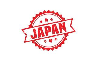 JAPAN stamp rubber with grunge style on white background vector