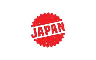 JAPAN stamp rubber with grunge style on white background vector