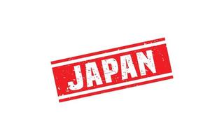 JAPAN stamp rubber with grunge style on white background vector