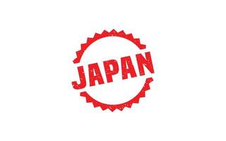 JAPAN stamp rubber with grunge style on white background vector