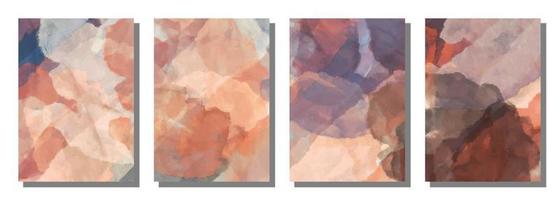 Abstract water color brush background. Set background. vector