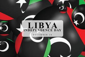 antecedentes del día de la independencia de libia. vector