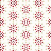 Seamless pattern of snowflakes on isolated background. Holliday pattern for season celebration of New Year, Christmas, Winter holidays. Snowfall background for greeting cards, scrapbooking, wallpaper. vector