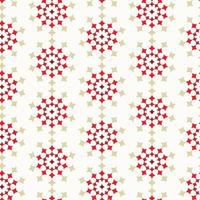 Seamless pattern of snowflakes on isolated background. Holliday pattern for season celebration of New Year, Christmas, Winter holidays. Snowfall background for greeting cards, scrapbooking, wallpaper. vector