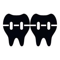 Implant icon, simple style vector