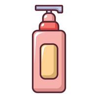 Shampoo icon, cartoon style vector