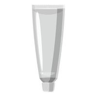 Ointment tube icon, cartoon style vector