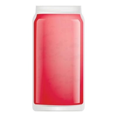 Strawberry smoothie icon, realistic style
