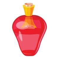 icono de perfume, estilo de dibujos animados vector