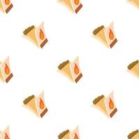 Box of matches pattern seamless vector