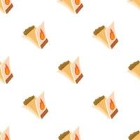 Box of matches pattern seamless vector