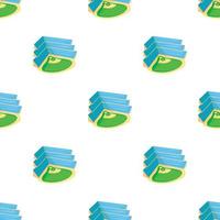 Baseball stadium pattern seamless vector