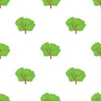 Green tree pattern seamless vector