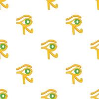 Eye of Horus pattern seamless vector