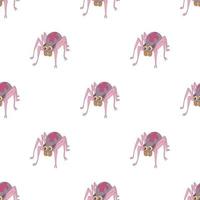 Spider pattern seamless vector