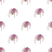 Spider pattern seamless vector