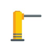 Train turnstile icon flat isolated vector