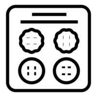 Studio craft icon outline vector. Art workshop vector