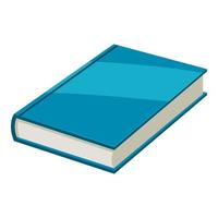 Book icon, cartoon style vector