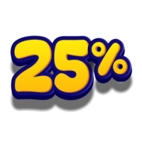 discount 3D text for sells and promotion png