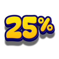 discount 3D text for sells and promotion png