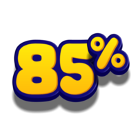 discount 3D text for sells and promotion png