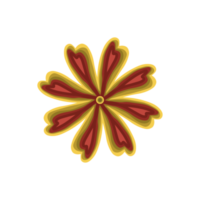 ästhetische Batikblume png