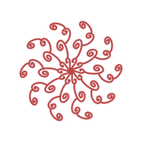 Aesthetic Batik Flower png