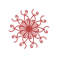 Aesthetic Batik Flower png