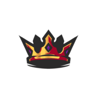 ilustración de la mascota de la corona para su proyecto png
