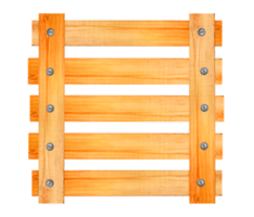 valla de madera aislada png