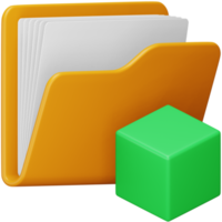 3D object 3d rendering isometric icon. png