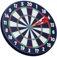 darts 3d renderen isometrische icoon. png