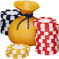 Prize money 3d rendering isometric icon. png