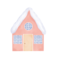 ilustração de casa de inverno png