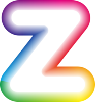 neon lettera z png