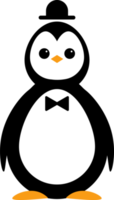 penguin design illustration isolated on transparents background png