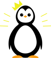 pinguïn ontwerp illustratie geïsoleerd Aan transparanten achtergrond png