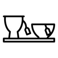 Sell pottery pot icon outline vector. Art clay vector