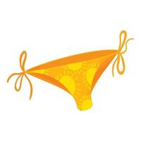 Bikini icon, cartoon style vector