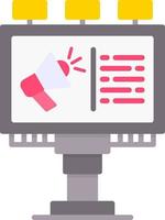 Billboard Creative Icon Design vector
