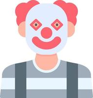 diseño de icono creativo de payaso vector