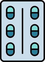 Pills Creative Icon Design vector