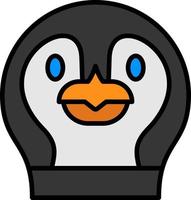 diseño de icono creativo de pingüino vector