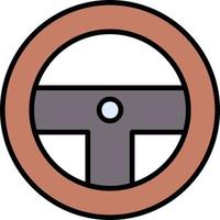 Steering Wheel Creative Icon Design vector