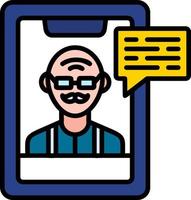 Video Call Creative Icon Design vector